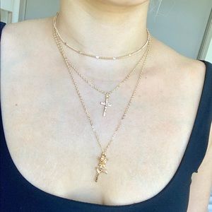 Como La Flor Layered Necklace